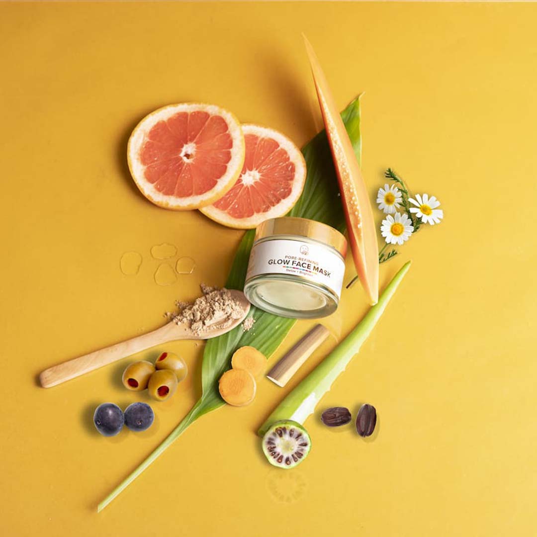 Detan-Detox-Glow Clay Mask with Vitamin C (Combo of 2)