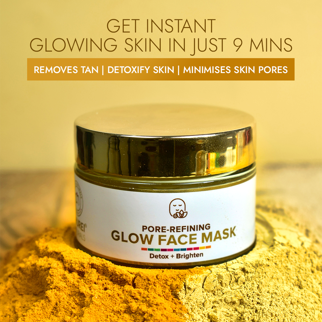 Detan-Detox-Glow Clay Mask with Vitamin C (Combo of 2)