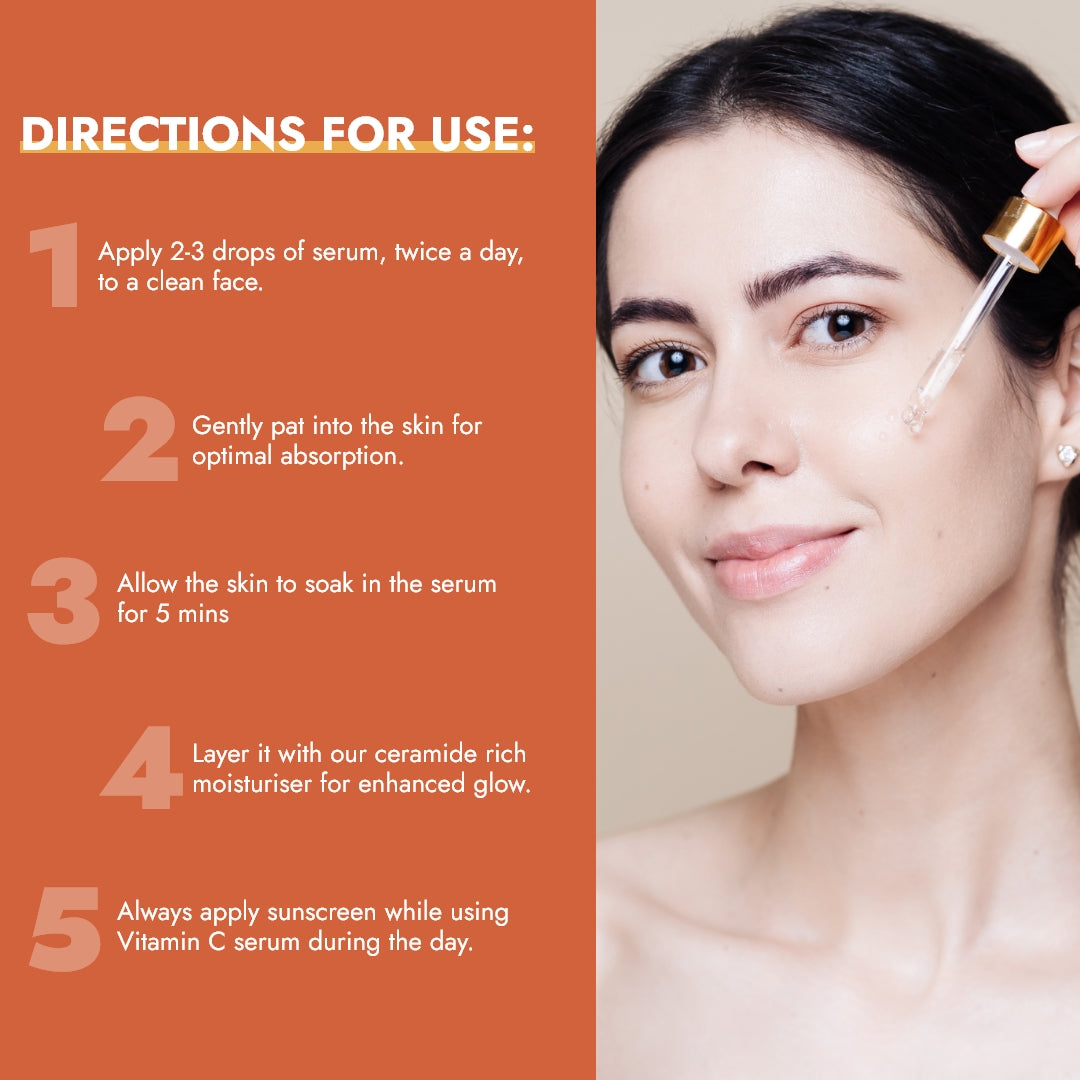 15% Vitamin C Skin Brightening Serum with Hyaluronic & Vit E
