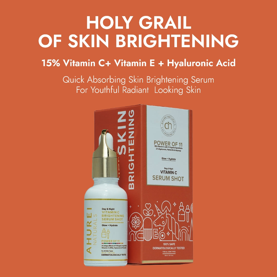 15% Vitamin C Skin Brightening Serum with Hyaluronic & Vit E